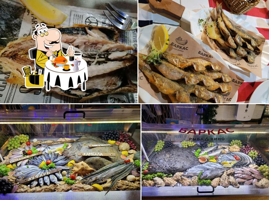 Блюда в "Ресторане "Баркас""