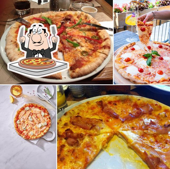 Закажите разные варианты пиццы