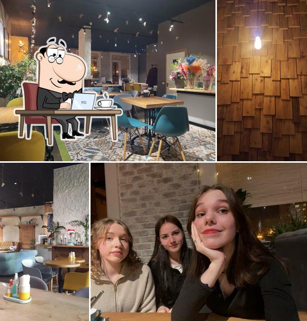 Посмотрите на внутренний интерьер "Хочу пышку"