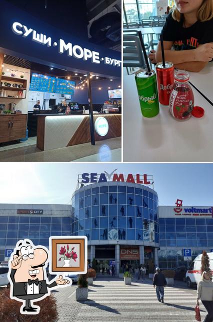 Интерьер "Море Суши и Бургеры"