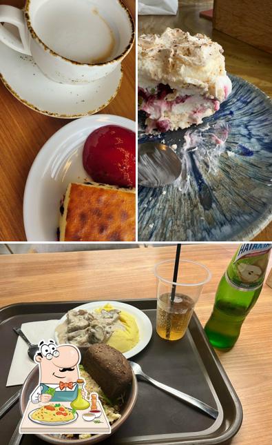 Посмотрите на это изображение, где видны еда и напитки в Efaristo