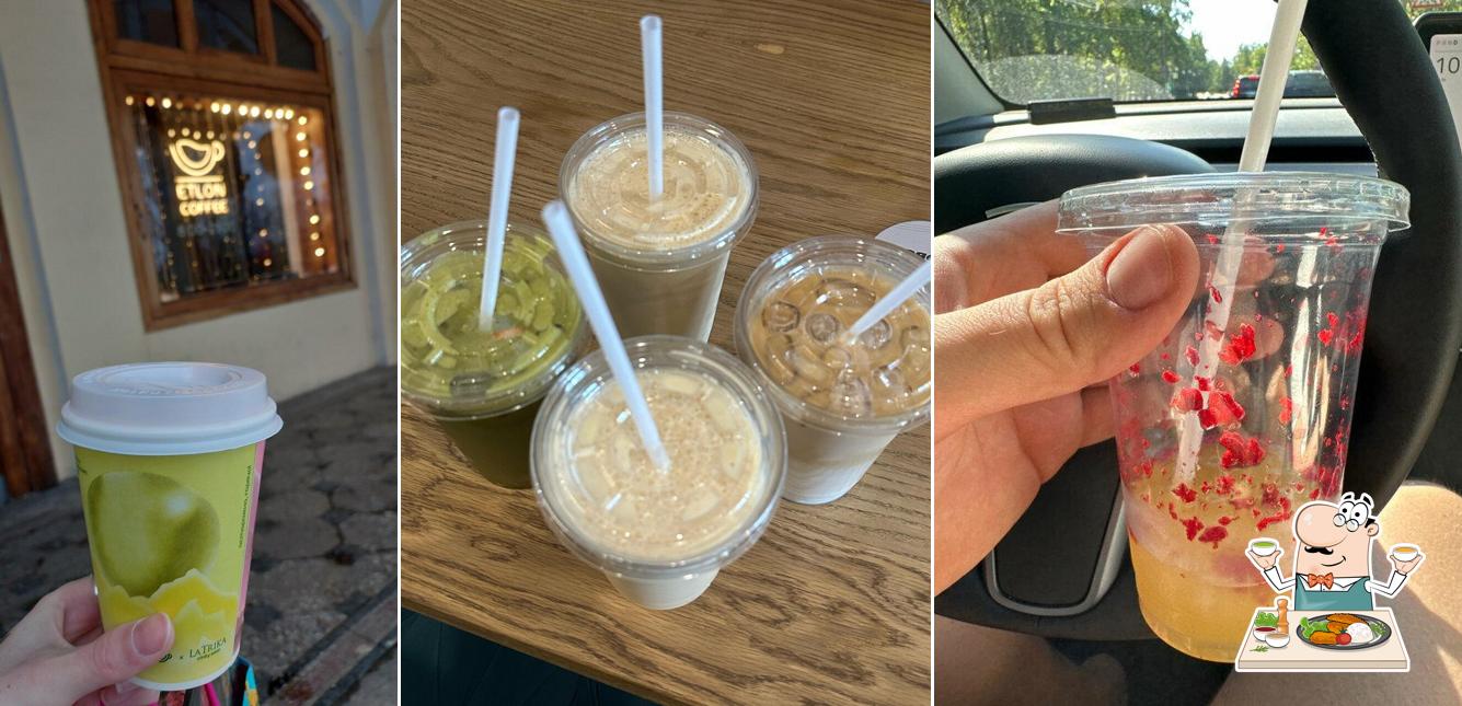 Помимо прочего, в Etlon coffee есть еда и внутреннее оформление