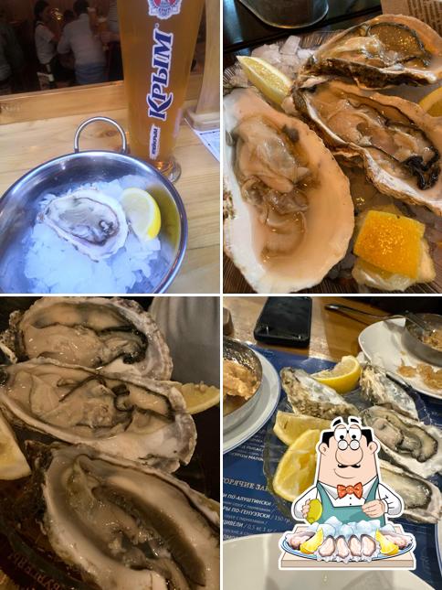 Устрицы в "Барабулябаре"