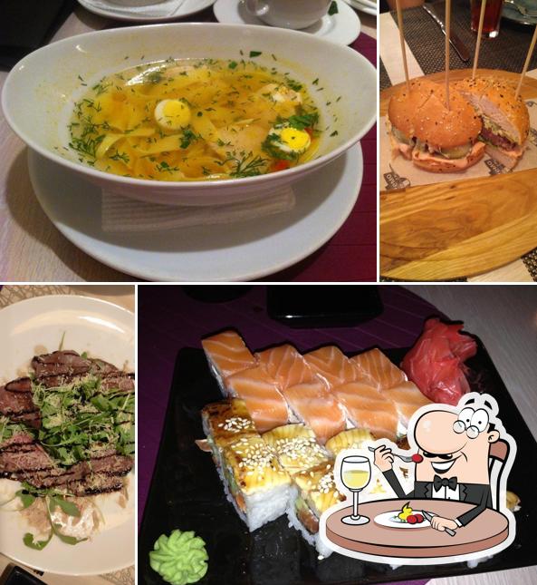 Еда в "Ресторане "Сан Ремо""