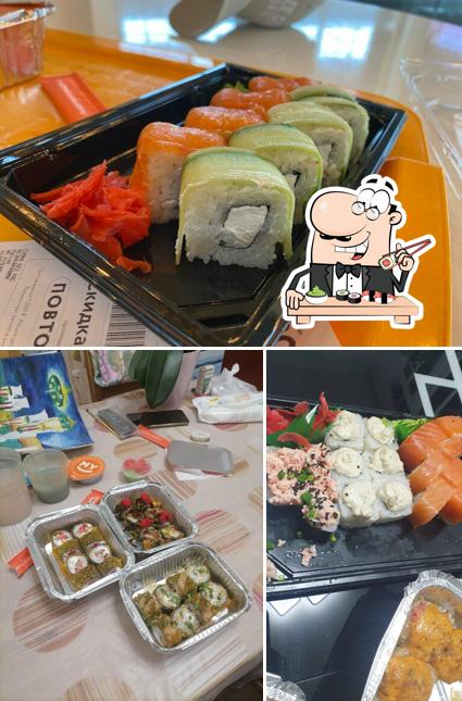 Отведайте разные виды суши