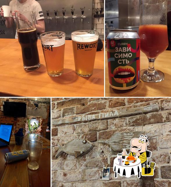 Шоколадный мусс в "Сизом Олене"