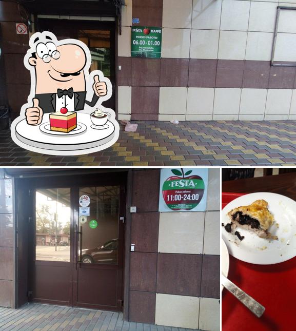 "Festa" предлагает широкий выбор десертов