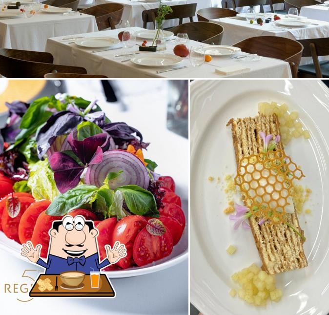 Это фото, где изображены еда и внутреннее оформление в Regent