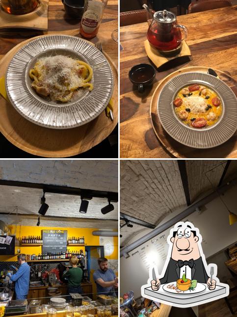 Еда в "Пасте Фреска"