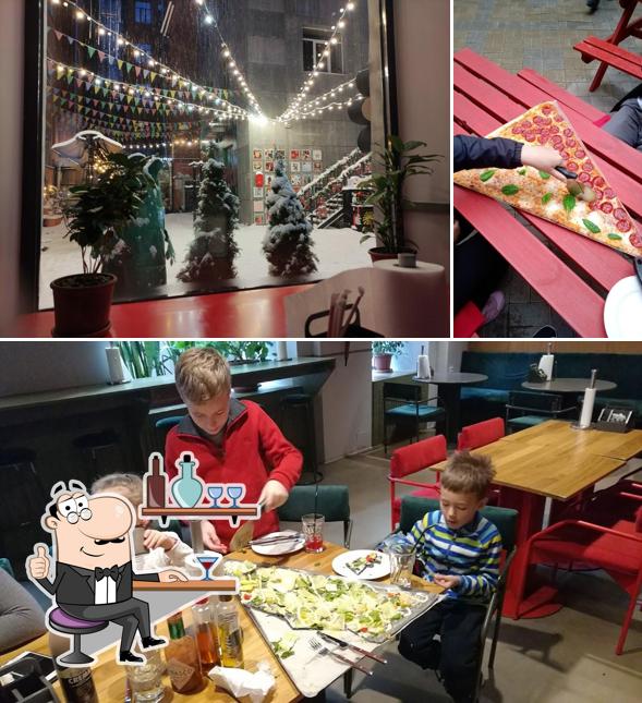 Забронируйте столик в "Oversize"