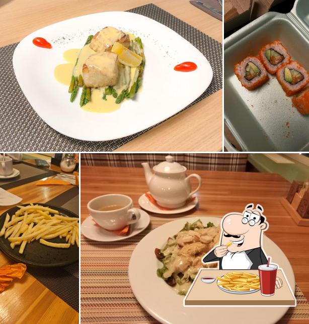 Картофель фри в "Кафе Crazy Tomatoes"