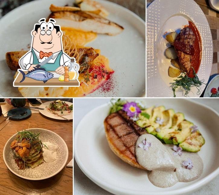 Лосось гриль в "Русском Манчестере"