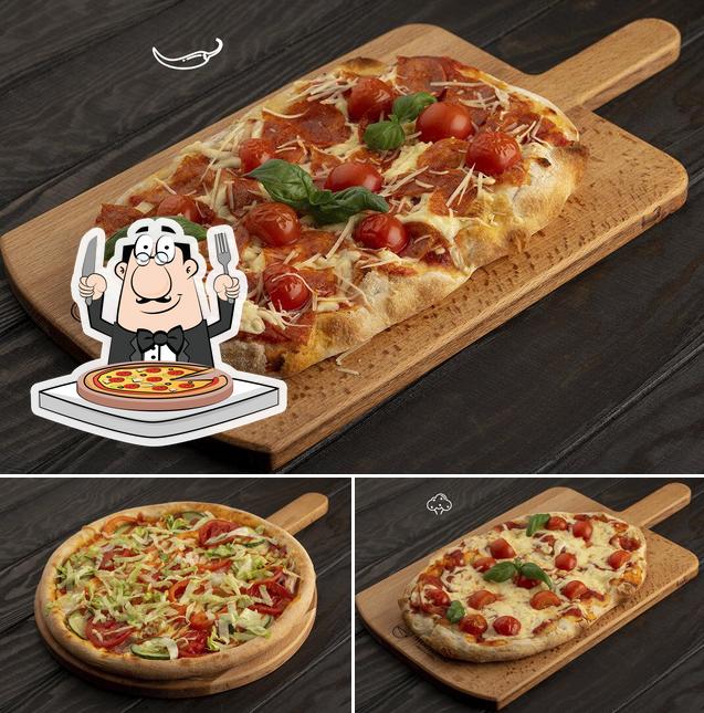 Закажите разные виды пиццы
