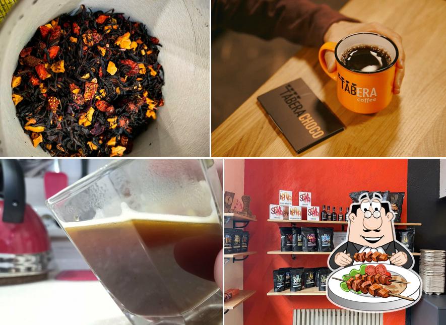 Еда в "Кафе Табера"