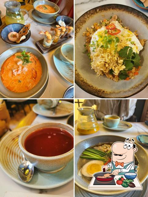 Курица с соусом карри в "Мориока"