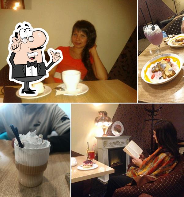 Посмотрите на внутренний интерьер "V.I.P. Кофейни"