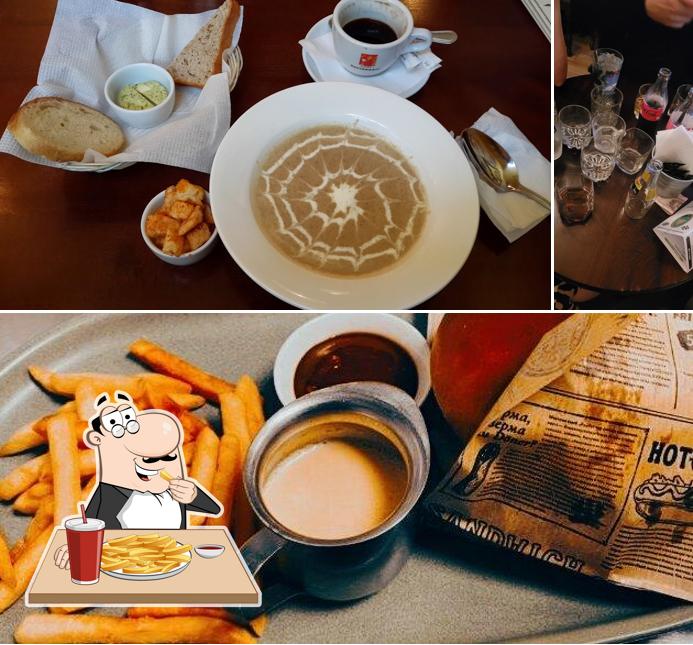 Картофель фри в "Ирландском пабе "Тринити""