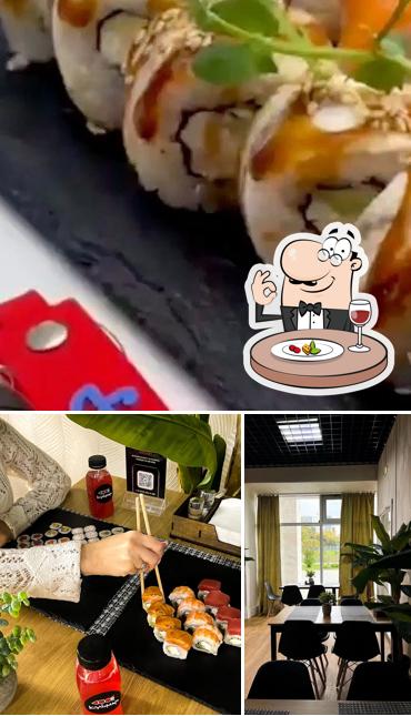 Еда в "Кальмар суши роллы"