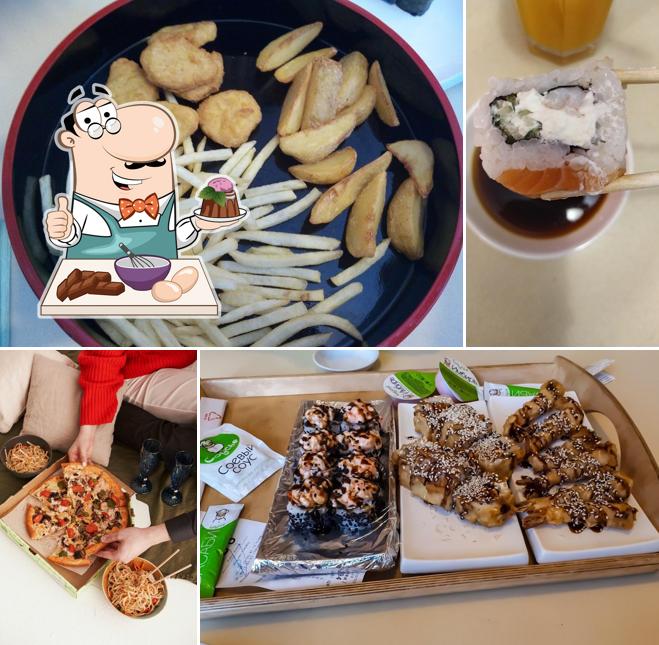 "Автосуши Автопицца" предлагает большое количество сладких блюд