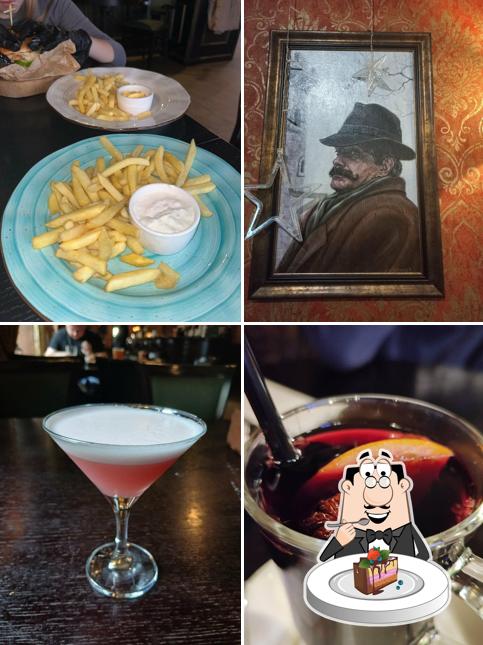 Шоколадный торт в "Майкрофте Паб"