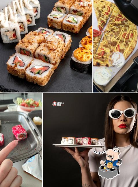Еда в "Sushi sea"