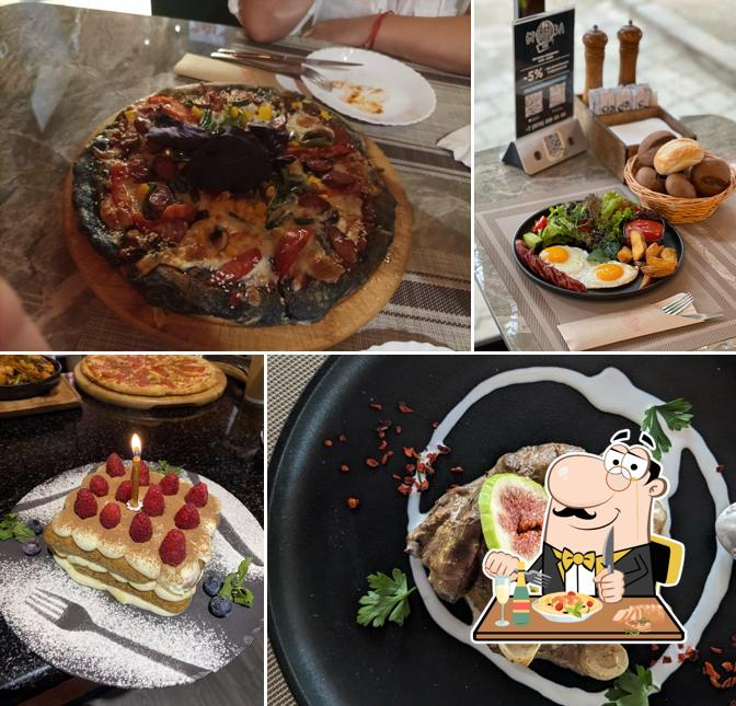 Еда в "Кафе "Брынза""