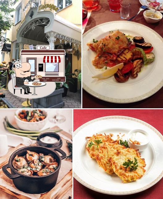 Наслаждайтесь свежим воздухом и видом, открывающемся из "Русского Подворья"