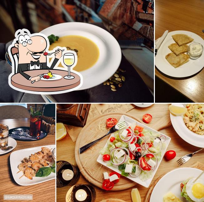 Еда в "Римской кофейне"