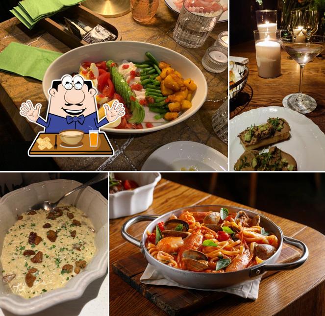 Еда в "Salone pasta&bar"