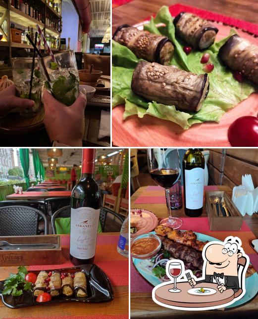 Еда в "Грузинке"