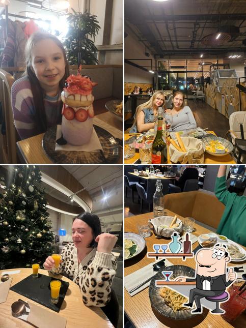 Посмотрите на внутренний интерьер "Бинхартс"