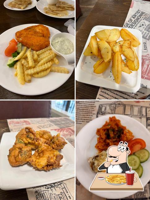 Картофель фри в "Русских Блинах"