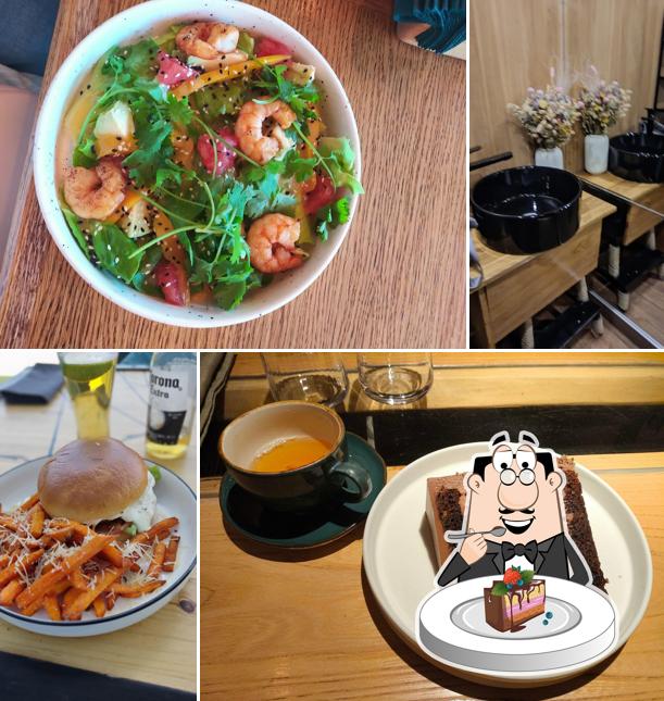 Шоколадный торт в "Noisy Bar&Kitchen"