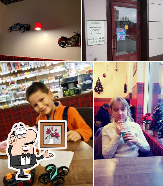 Посмотрите на внутренний интерьер "Ангела"