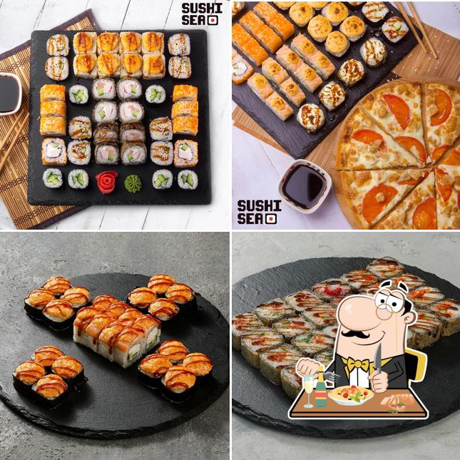 Еда в "Sushi sea"