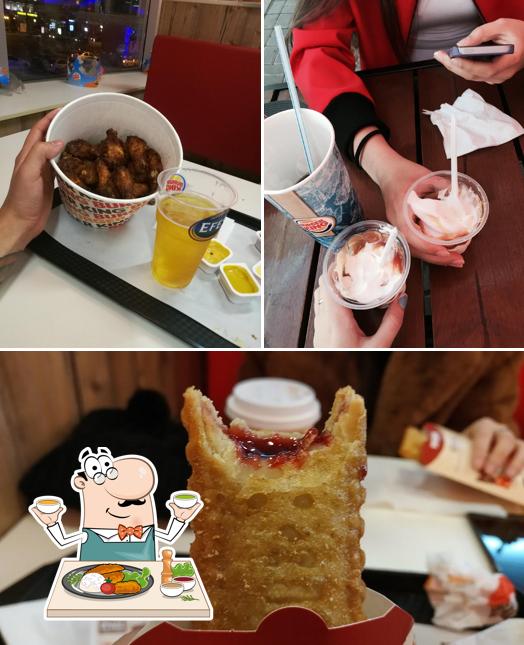 Еда в "Бургере Кинг"