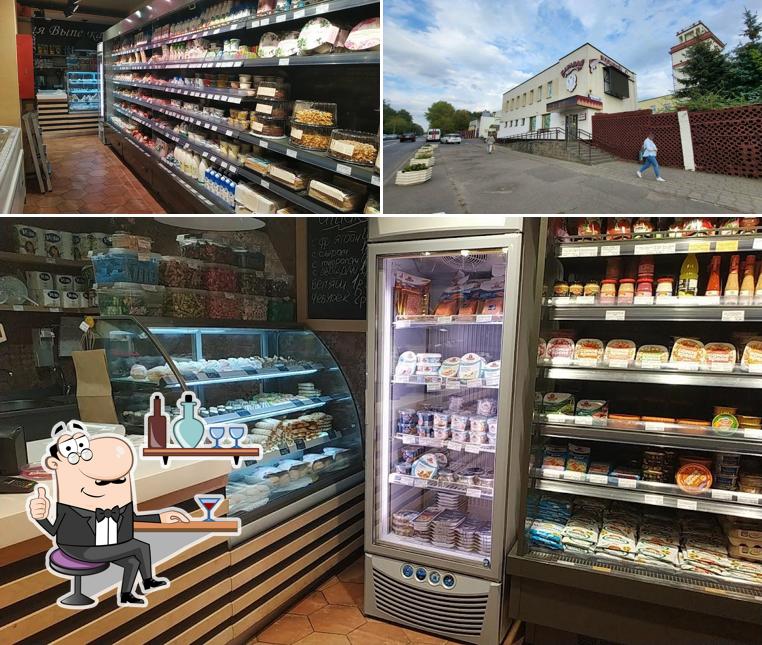 Посмотрите на это фото, где видны внутреннее оформление и внешнее оформление в Каравай