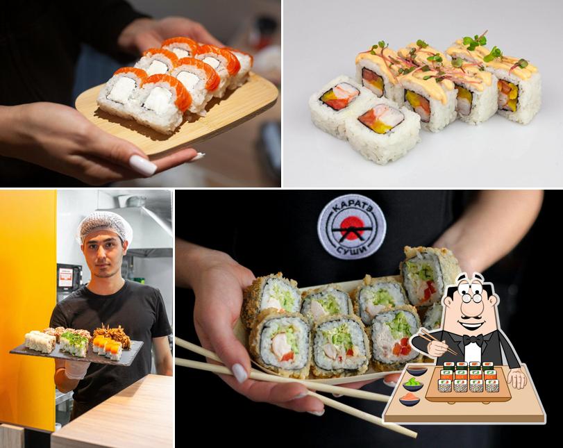 Отведайте различные виды суши