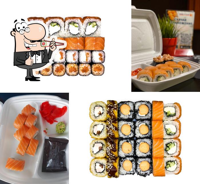 Закажите разные виды суши