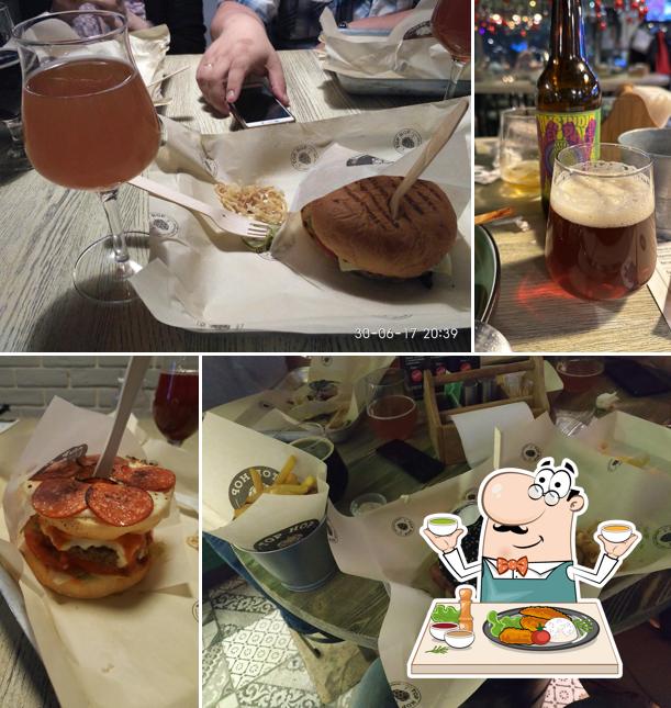 Еда в "TOP HOP 2 крафтовом баре"