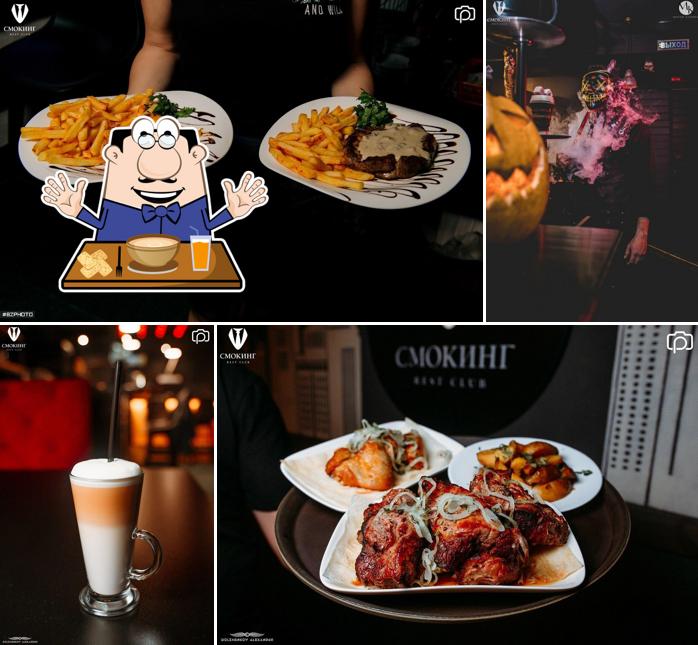 Еда в "Смокинге REST CLUB"