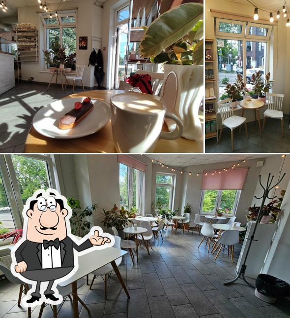 Посмотрите на внутренний интерьер "Амалиенау бейкери"