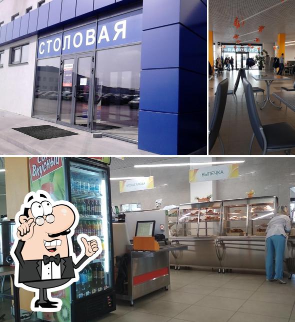 Посмотрите на внутренний интерьер "Столовой Планеты Авто"