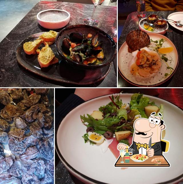Блюда в "Lure Oysterbar"
