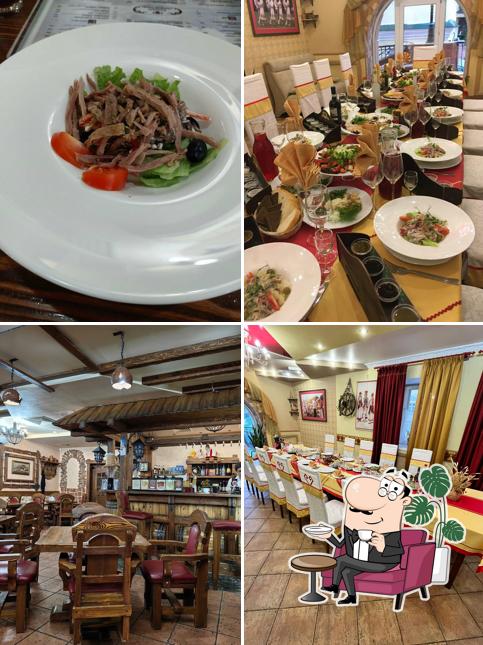 Посмотрите на внутренний интерьер "Старого города"