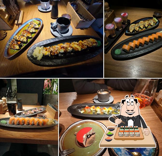 Отведайте различные сеты суши