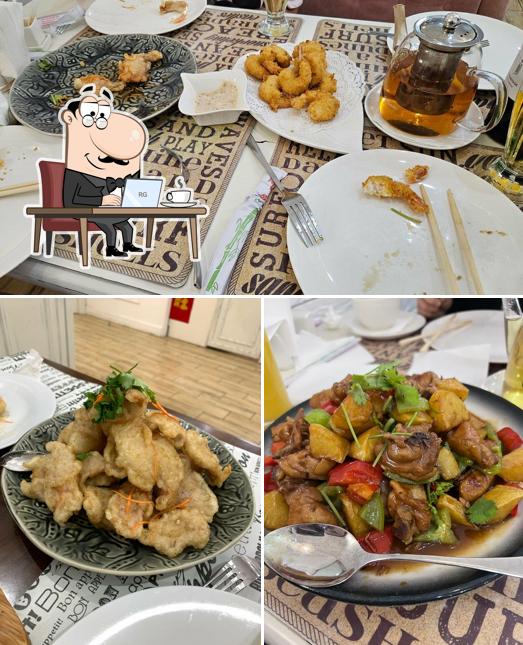 Внутреннее оформление и еда - все это можно увидеть на этом фото из DuDu