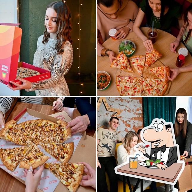 Еда в "Ташир Пицца"