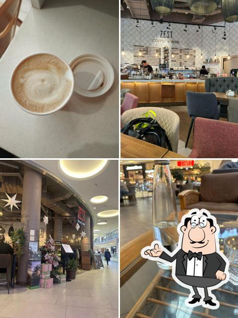 Интерьер "Zest Coffee & Wine"