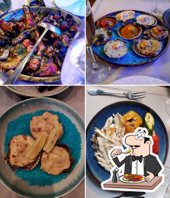 Блюда в "Рыбном базаре"